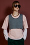 Multi-Fabric Layered T-Shirt/マルチファブリックレイヤードTシャツ メゾンスペシャル/MAISON SPECIAL