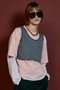 Multi-Fabric Layered T-Shirt/マルチファブリックレイヤードTシャツ メゾンスペシャル/MAISON SPECIAL