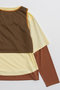 Multi-Fabric Layered T-Shirt/マルチファブリックレイヤードTシャツ メゾンスペシャル/MAISON SPECIAL