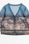 【予約販売】City Photo Print Sheer Cardigan/シティフォトプリントシアーカーデ メゾンスペシャル/MAISON SPECIAL