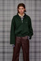 【予約販売】Short Half-Zip Sweatshirt/ショートハーフジップスウェット メゾンスペシャル/MAISON SPECIAL