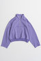 【予約販売】Short Half-Zip Sweatshirt/ショートハーフジップスウェット メゾンスペシャル/MAISON SPECIAL PPL(パープル)