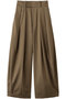 Two-Tuck Cocoon Pants/2タックコクーンパンツ メゾンスペシャル/MAISON SPECIAL CML(キャメル)