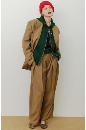 メゾンスペシャル/MAISON SPECIALのTwo-Tuck Cocoon Pants/2タックコクーンパンツ