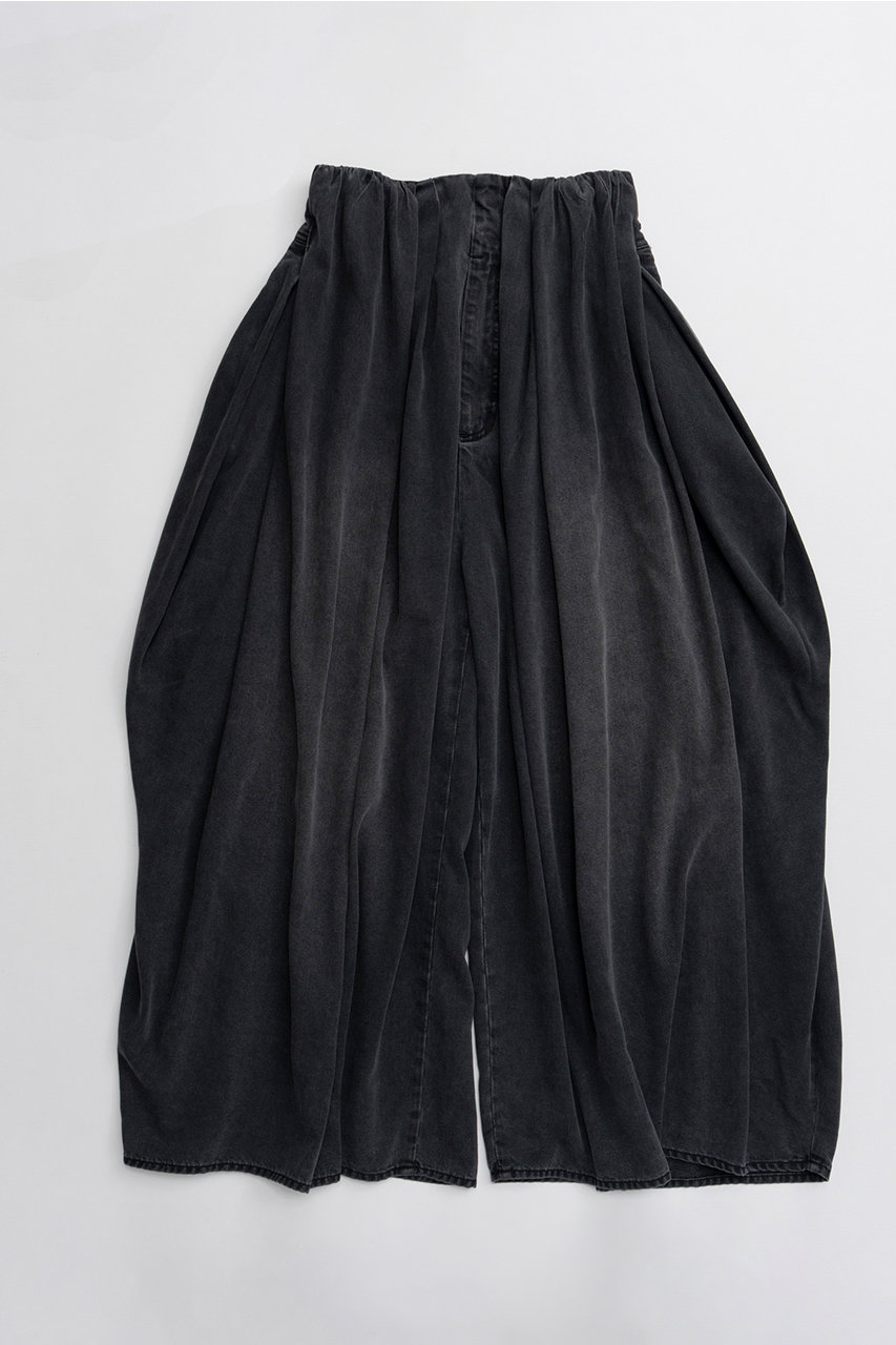メゾンスペシャル/MAISON SPECIALのVolume Denim Pants/ボリュームデニムパンツ(BLK(ブラック)/21262465203)