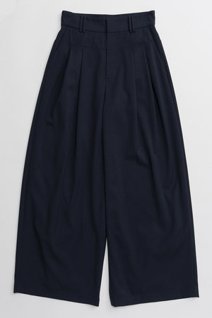 メゾンスペシャル/MAISON SPECIALのLow-Tuck Color Pants/ロータックカラーパンツ(110600/110601)