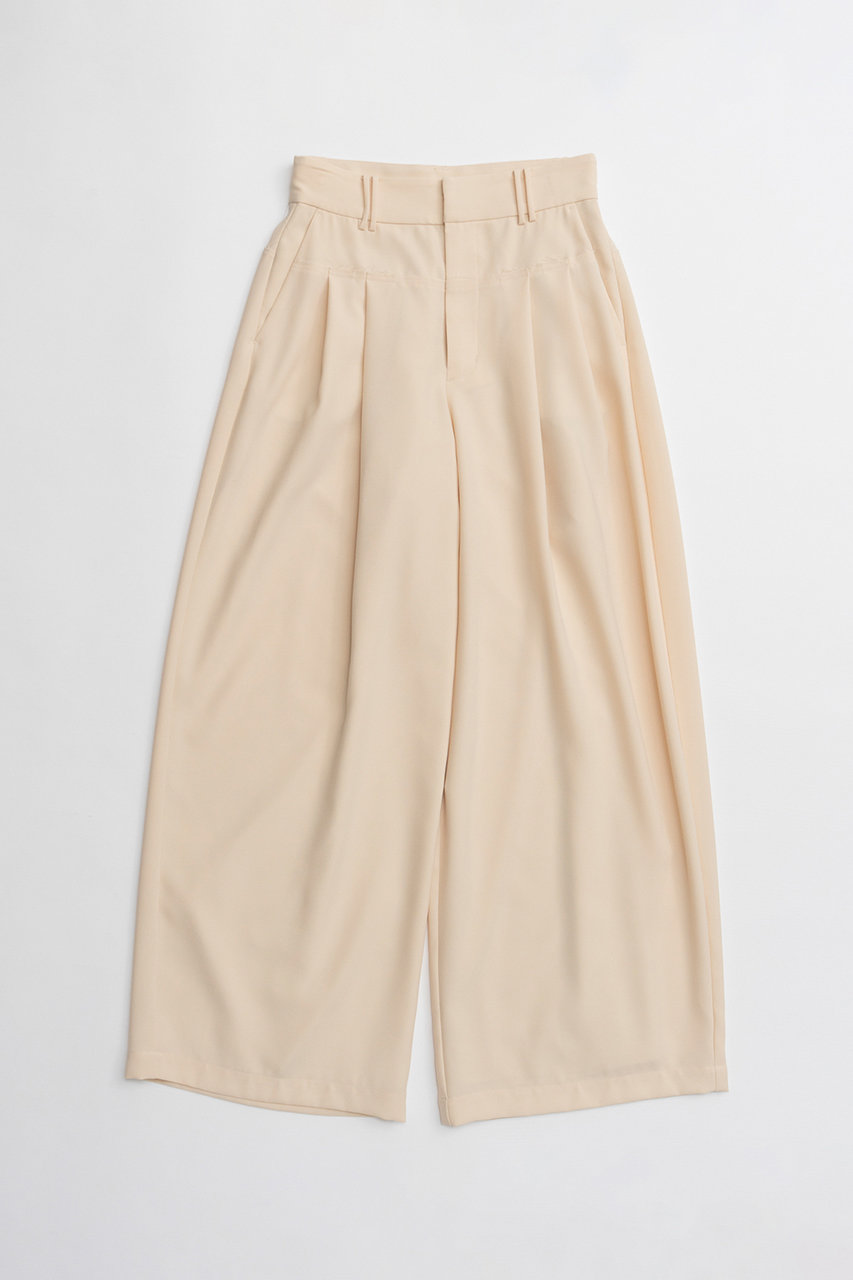 メゾンスペシャル/MAISON SPECIALのLow-Tuck Color Pants/ロータックカラーパンツ(CRM(クリーム)/21262465205)
