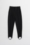 Pintuck Stretch Stirrup Pants/ピンタックストレッチトレンカ メゾンスペシャル/MAISON SPECIAL BLK(ブラック)