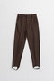 Pintuck Stretch Stirrup Pants/ピンタックストレッチトレンカ メゾンスペシャル/MAISON SPECIAL BRN(ブラウン)