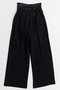 【予約販売】(Yurika Nakano Collaboration) Whipped Cream Layered Pants/(ナカノユリカコラボ)ホイップクリームレイヤードパンツ メゾンスペシャル/MAISON SPECIAL BLK(ブラック)