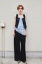 【予約販売】(Yurika Nakano Collaboration) Whipped Cream Layered Pants/(ナカノユリカコラボ)ホイップクリームレイヤードパンツ メゾンスペシャル/MAISON SPECIAL