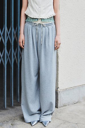 メゾンスペシャル/MAISON SPECIALの【予約販売】(Yurika Nakano Collaboration) Whipped Cream Layered Pants/(ナカノユリカコラボ)ホイップクリームレイヤードパンツ(110600/110601)