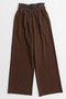 【予約販売】(Yurika Nakano Collaboration) Whipped Cream Layered Pants/(ナカノユリカコラボ)ホイップクリームレイヤードパンツ メゾンスペシャル/MAISON SPECIAL BRN(ブラウン)