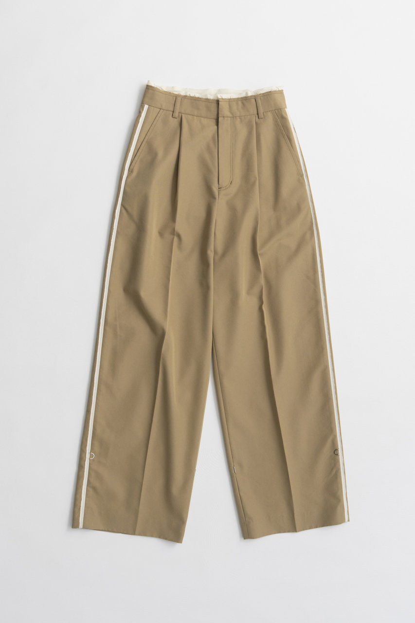 メゾンスペシャル/MAISON SPECIALのWide Straight Chino Pants/ワイドストレートチノパンツ(BGE(ベージュ)/21262465302)