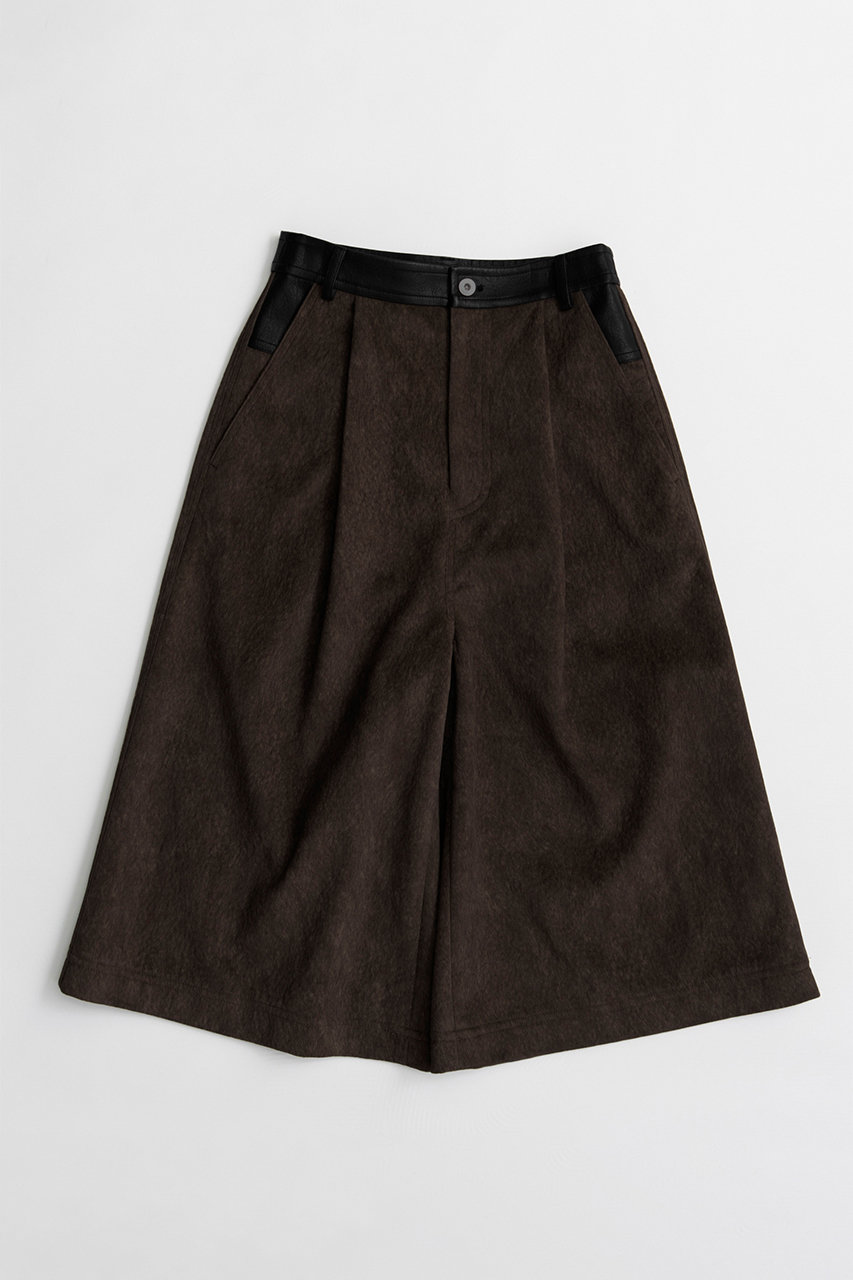 メゾンスペシャル/MAISON SPECIALの【予約販売】Haircalf-Like Work Shorts/ハラコライクワークショーツ(BRN(ブラウン)/21262465303)