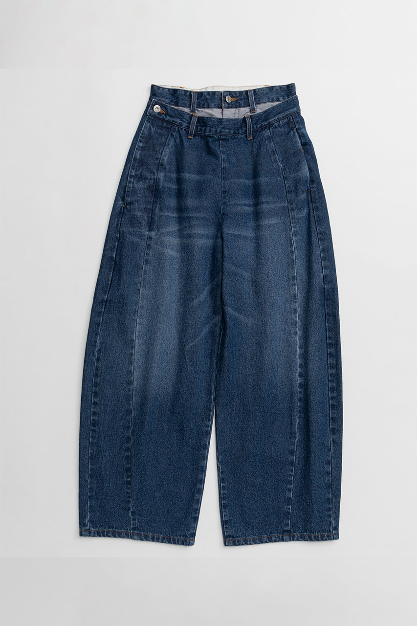 メゾンスペシャル/MAISON SPECIALの【予約販売】2WAY Turn-Back Denim/2WAYターンバックデニム(BLU(ブルー)/21262465306)
