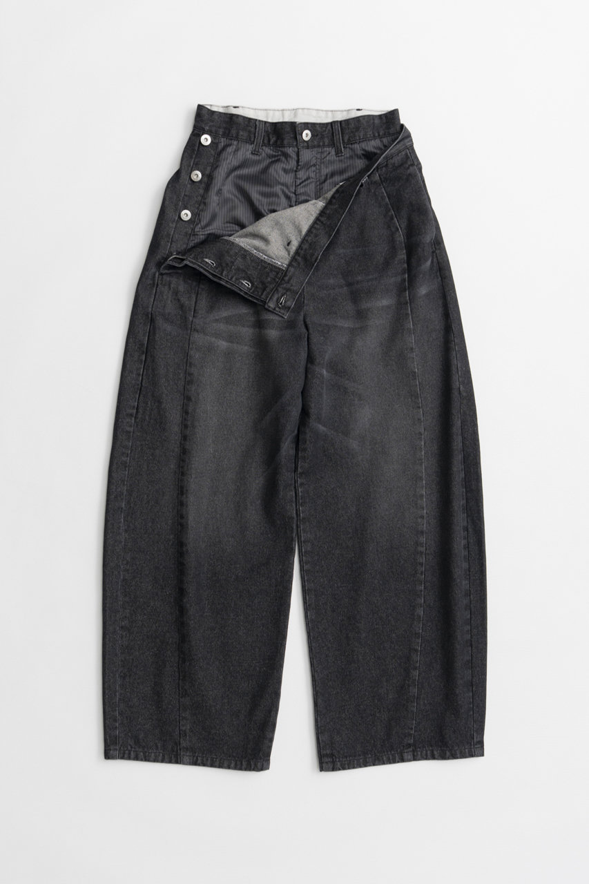 メゾンスペシャル/MAISON SPECIALの2WAY Turn-Back Denim/2WAYターンバックデニム(BLK(ブラック)/21262465306)