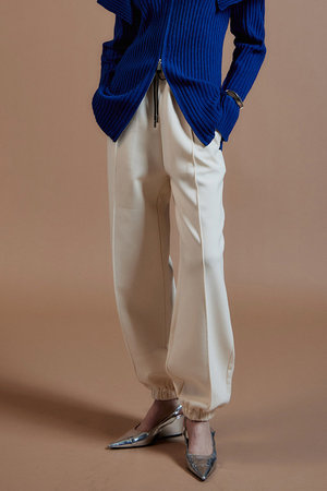 メゾンスペシャル/MAISON SPECIALのLace-Up Jogger Pants/レースアップジョガーパンツ(110600/110601)