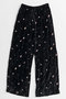 【予約販売】Flower Embroidery Velour Easy Pants/フラワーエンブロイダリーベロアイージーパンツ メゾンスペシャル/MAISON SPECIAL BLK(ブラック)