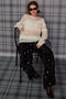 【予約販売】Flower Embroidery Velour Easy Pants/フラワーエンブロイダリーベロアイージーパンツ メゾンスペシャル/MAISON SPECIAL