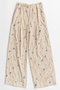 【予約販売】Flower Embroidery Velour Easy Pants/フラワーエンブロイダリーベロアイージーパンツ メゾンスペシャル/MAISON SPECIAL WHT(ホワイト)