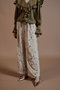 【予約販売】Flower Embroidery Velour Easy Pants/フラワーエンブロイダリーベロアイージーパンツ メゾンスペシャル/MAISON SPECIAL