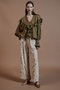 【予約販売】Flower Embroidery Velour Easy Pants/フラワーエンブロイダリーベロアイージーパンツ メゾンスペシャル/MAISON SPECIAL