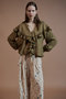 【予約販売】Flower Embroidery Velour Easy Pants/フラワーエンブロイダリーベロアイージーパンツ メゾンスペシャル/MAISON SPECIAL