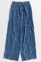 【予約販売】Flower Embroidery Velour Easy Pants/フラワーエンブロイダリーベロアイージーパンツ メゾンスペシャル/MAISON SPECIAL