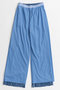 【予約販売】Flower Embroidery Velour Easy Pants/フラワーエンブロイダリーベロアイージーパンツ メゾンスペシャル/MAISON SPECIAL