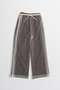 【予約販売】Tulle Side Line Jersey Pants/チュールサイドラインジャージパンツ メゾンスペシャル/MAISON SPECIAL BRN(ブラウン)