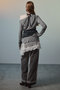 【予約販売】Tulle Side Line Jersey Pants/チュールサイドラインジャージパンツ メゾンスペシャル/MAISON SPECIAL