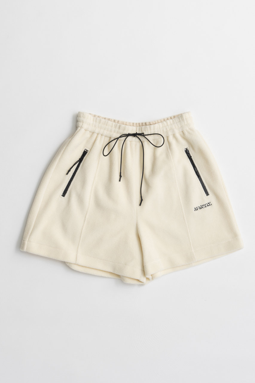メゾンスペシャル/MAISON SPECIALのFleece Shorts/フリースショートパンツ(WHT(ホワイト)/21262465311)