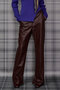 Straight Faux Leather Pants/ストレートフェイクレザーパンツ メゾンスペシャル/MAISON SPECIAL