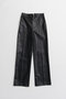 Straight Faux Leather Pants/ストレートフェイクレザーパンツ メゾンスペシャル/MAISON SPECIAL BLK(ブラック)