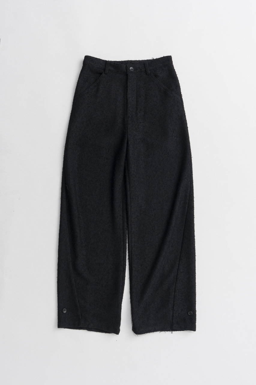 メゾンスペシャル/MAISON SPECIALのLoop Slim Cocoon Pants/ループスリムコクーンパンツ(BLK(ブラック)/21262465803)