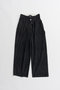 【予約販売】Double-Waist Wide Tuck Pants/ダブルウエストワイドタックパンツ メゾンスペシャル/MAISON SPECIAL BLK(ブラック)