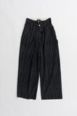 Double-Waist Wide Tuck Pants/ダブルウエストワイドタックパンツ