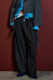 Super 140 Wool Satin Slacks/スーパー140ウールサテンスラックス