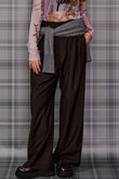 Super 140 Wool Satin Slacks/スーパー140ウールサテンスラックス