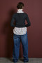 【予約販売】Low-Waist Loose Denim/ローウエストルーズデニム メゾンスペシャル/MAISON SPECIAL