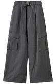 Belted Suiting Cargo Pants/ベルテッドスーチングカーゴパンツ