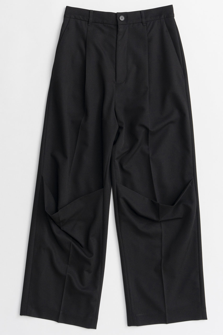 メゾンスペシャル/MAISON SPECIALのMarvelt Slacks Pants/マーベルトスラックスパンツ(BLK(ブラック)/21262466002)