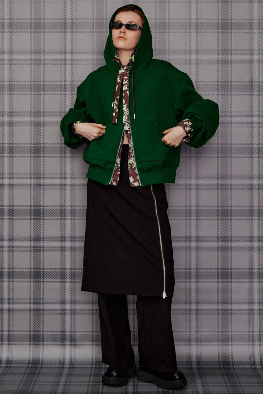 MAISON SPECIAL PipingTop/Skirt セットアップ MAISON SPECIAL(メゾンスペシャル)｜【予約販売】Zipper Skirt Set