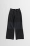 Knee Patch Wide Denim/ニーパッチワイドデニム メゾンスペシャル/MAISON SPECIAL BLK(ブラック)