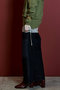 Knee Patch Wide Denim/ニーパッチワイドデニム メゾンスペシャル/MAISON SPECIAL