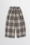 【予約販売】Satin Check Easy Pants/サテンチェックイージーパンツ メゾンスペシャル/MAISON SPECIAL GRN(グリーン)