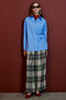 【予約販売】Satin Check Easy Pants/サテンチェックイージーパンツ メゾンスペシャル/MAISON SPECIAL