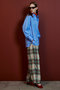 【予約販売】Satin Check Easy Pants/サテンチェックイージーパンツ メゾンスペシャル/MAISON SPECIAL