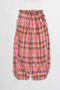 【予約販売】Satin Check Easy Pants/サテンチェックイージーパンツ メゾンスペシャル/MAISON SPECIAL